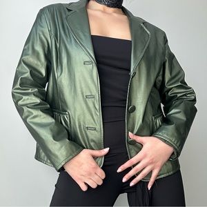 Metallic Green Jacket